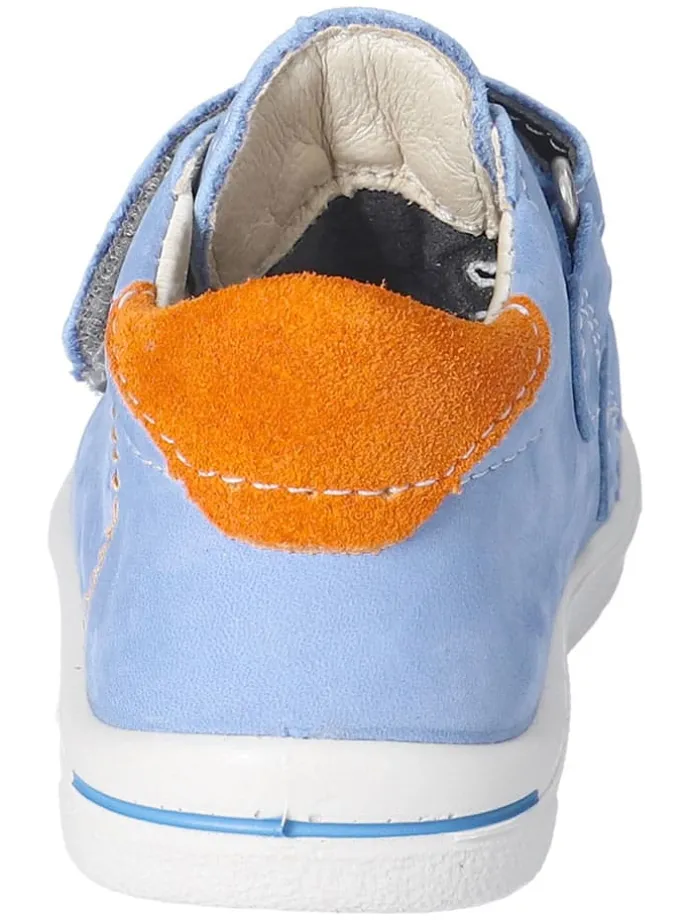 Leder-Boots "Laas" in Hellblau