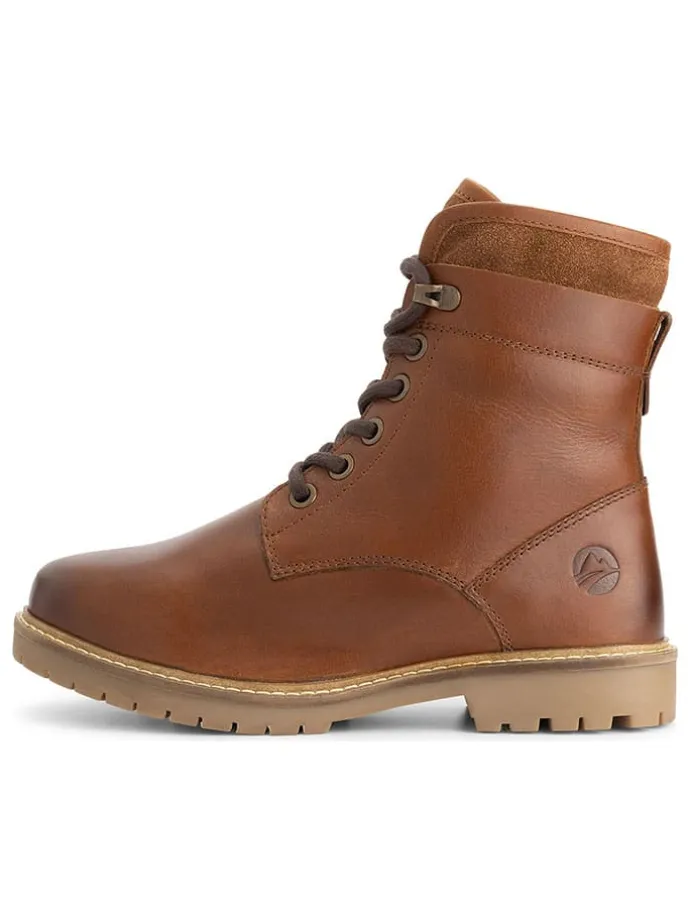 Leder-Boots "Larvik" in Hellbraun