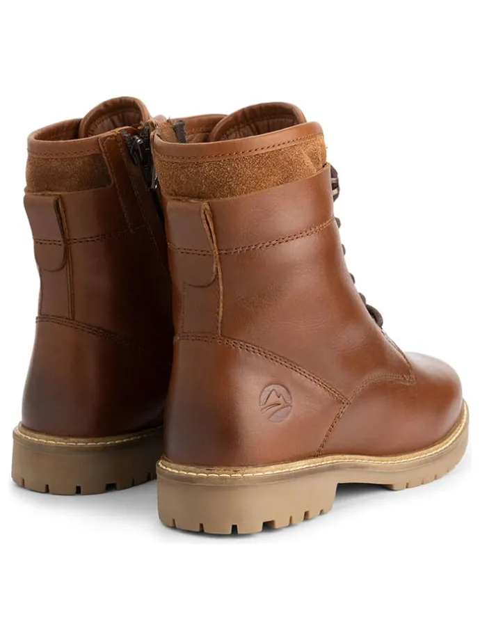 Leder-Boots "Larvik" in Hellbraun