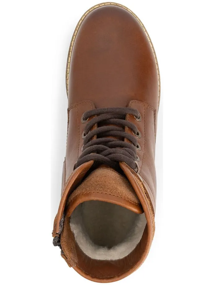 Leder-Boots "Larvik" in Hellbraun