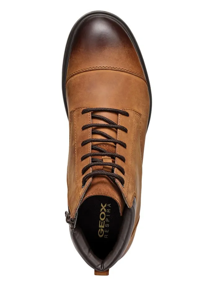Leder-Boots "Rhadalf" in Hellbraun