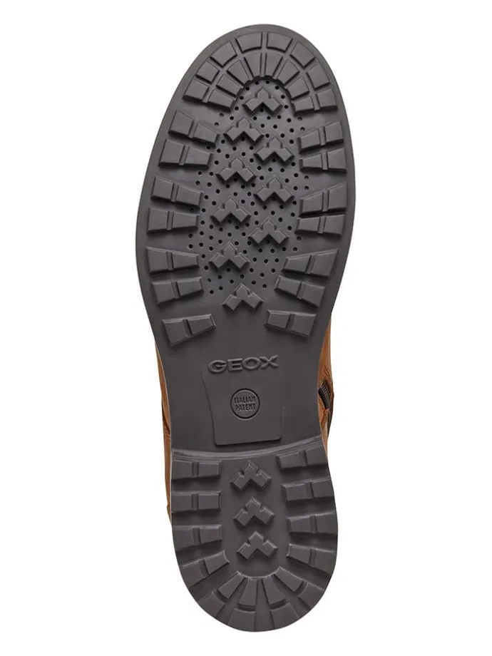 Leder-Boots "Rhadalf" in Hellbraun
