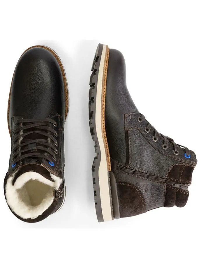 Leder-Boots "Sundby" in Braun