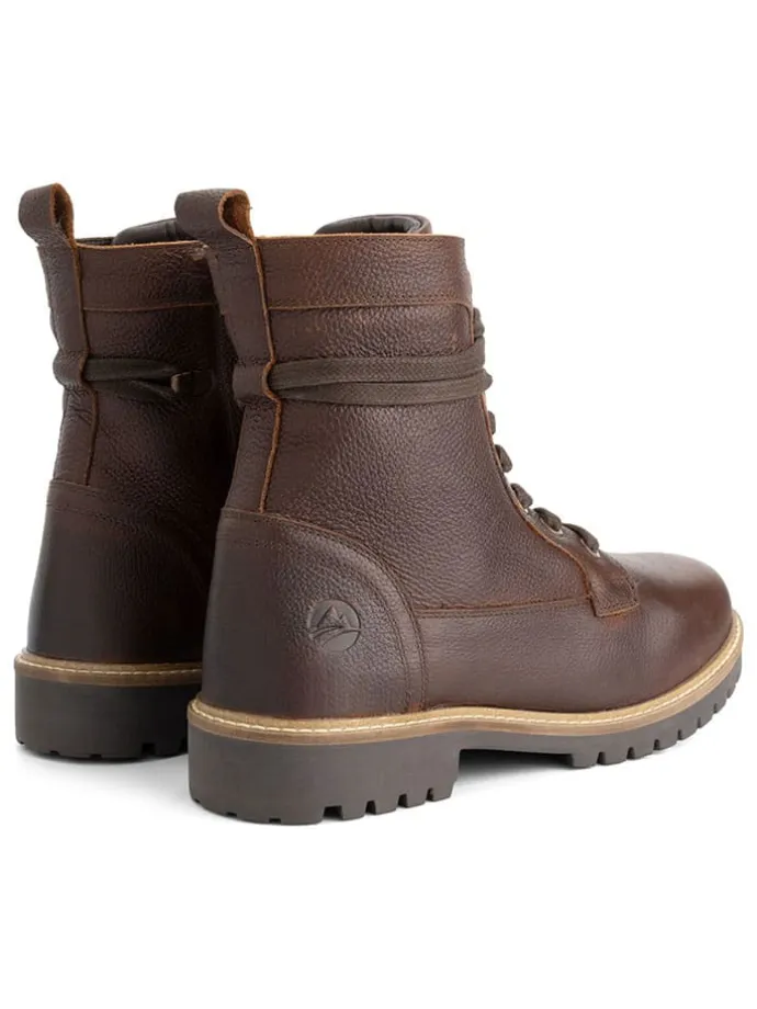 Leder-Boots "Trongsberg" in Braun