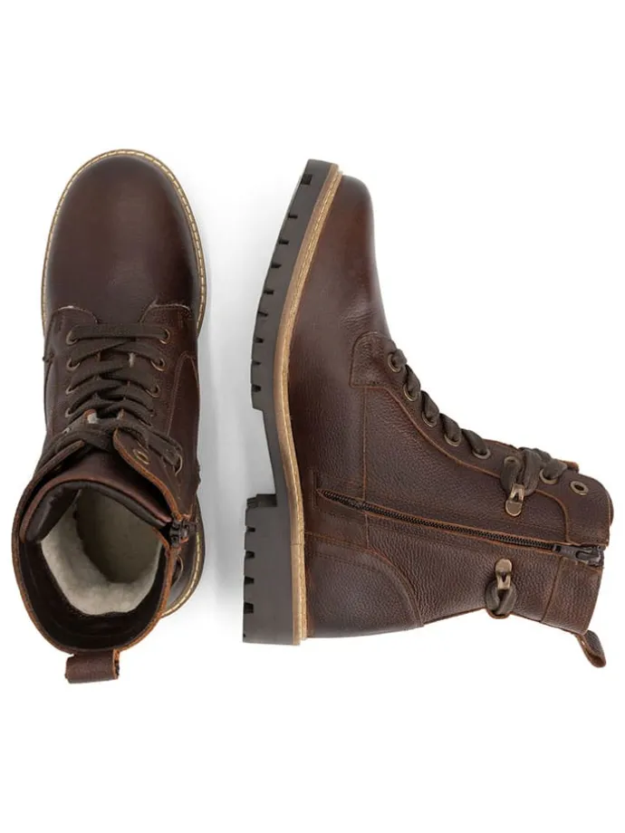 Leder-Boots "Trongsberg" in Braun