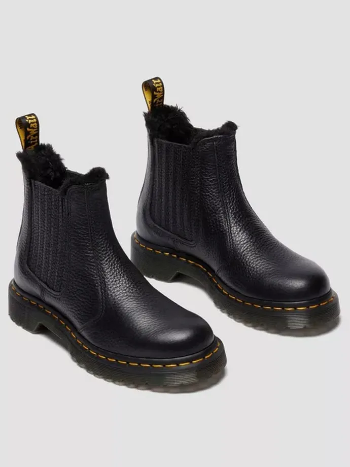 Leder-Chelsea-Boots "2976 Leonore II" in Schwarz