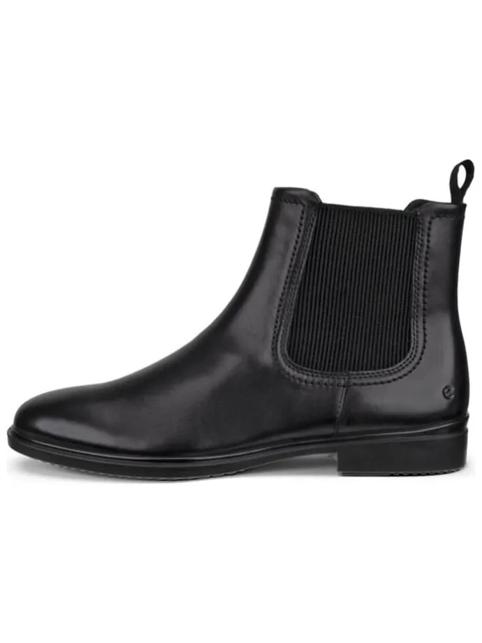 Leder-Chelsea-Boots "Classic" in Schwarz