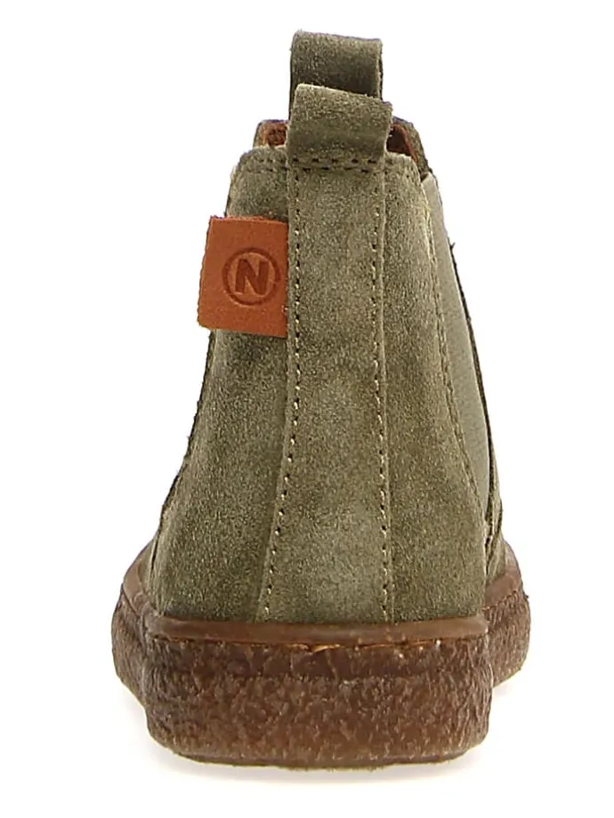 Leder-Chelsea-Boots "Figus" in Grün