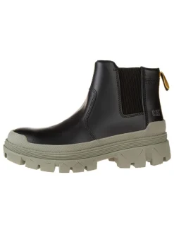 Leder-Chelsea-Boots "Hardwear" in Schwarz