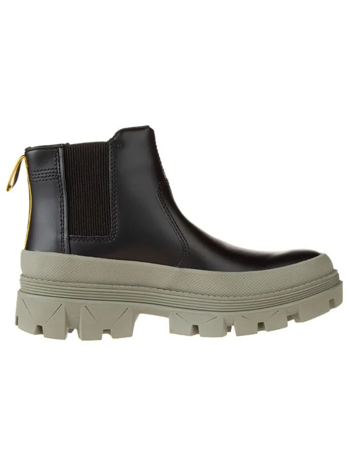 Leder-Chelsea-Boots "Hardwear" in Schwarz