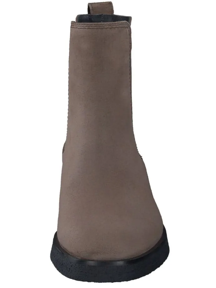 Leder-Chelsea-Boots in Braun