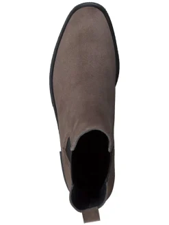 Leder-Chelsea-Boots in Braun