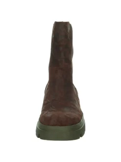 Leder-Chelsea-Boots in Braun