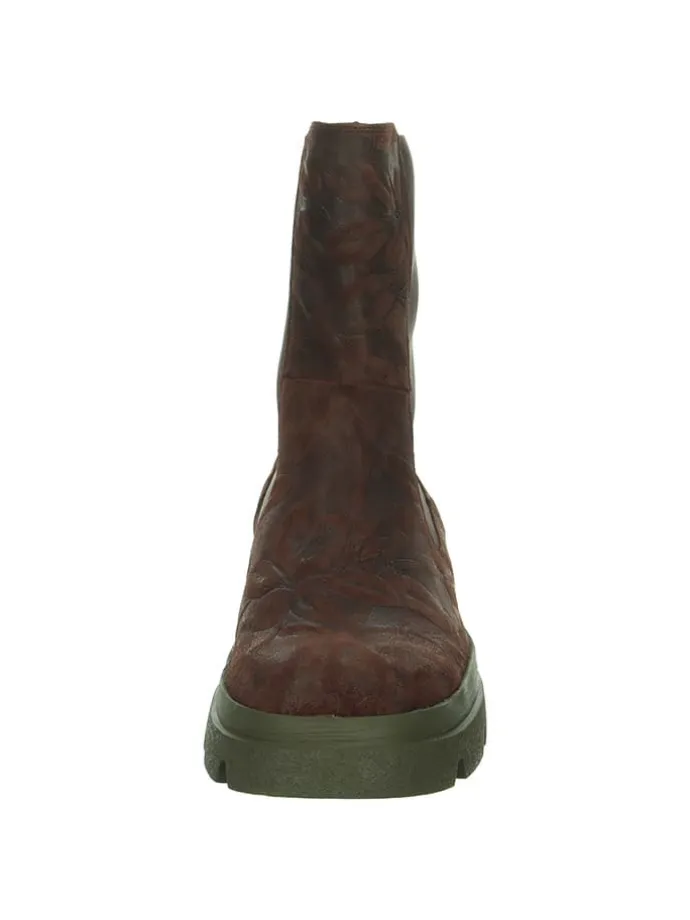 Leder-Chelsea-Boots in Braun