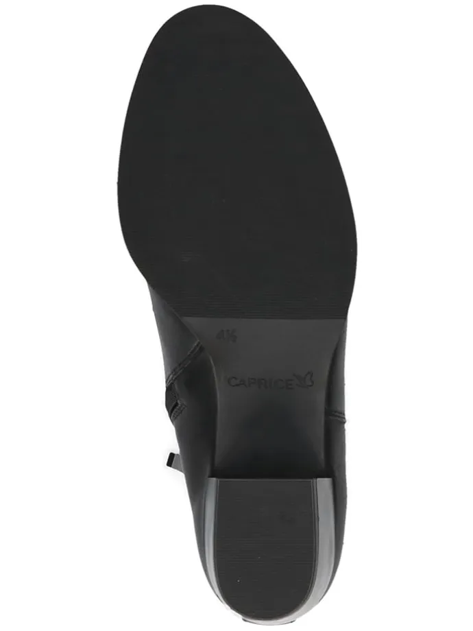 Leder-Chelsea-Boots in Schwarz