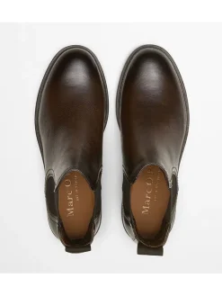 Leder-Chelsea-Boots