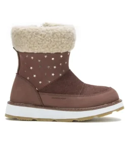 Leder-Chelsea-Boots "Risecuff" in Braun