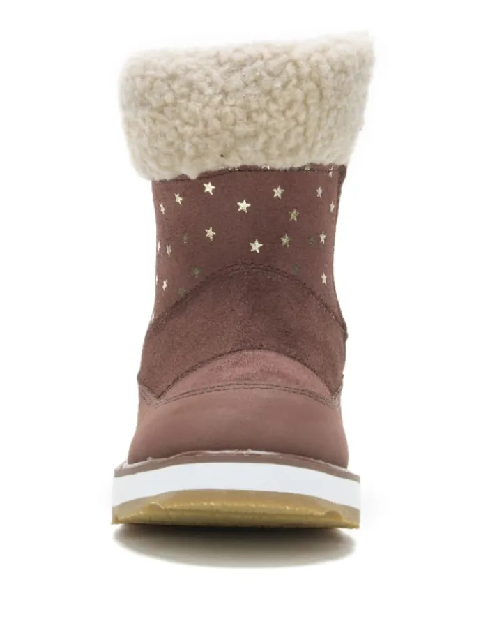Leder-Chelsea-Boots "Risecuff" in Braun