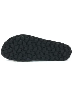 Leder-Clogs in Grau