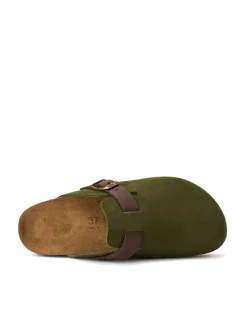 Leder-Clogs