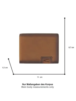 Leder-Geldbörse 