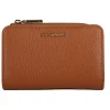 Leder-Geldbörse in Hellbraun - (B)13 x (H)8 cm