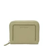 Leder-Geldbörse in Khaki - (B)13 x (H)10 x (T)2,5 cm