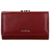 Leder-Geldbörse in Rot - (B)14,5 x (H)8,5 x (T)3 cm