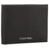 Leder-Geldbörse in Schwarz - (B)11,5 x (H)9 x (T)2 cm