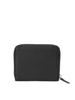 Leder-Geldbörse in Schwarz - (B)13 x (H)10 x (T)2,5 cm