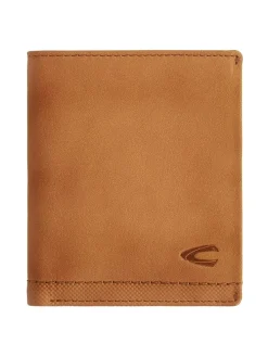 Leder-Geldbörse "Nimbus" in Camel - (B)10 x (H)12 x (T)2 cm