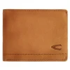 Leder-Geldbörse "Nimbus" in Camel - (B)11 x (H)8,5 x (T)2 cm