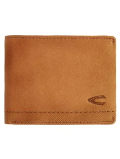 Leder-Geldbörse "Nimbus" in Camel - (B)11 x (H)8,5 x (T)2 cm