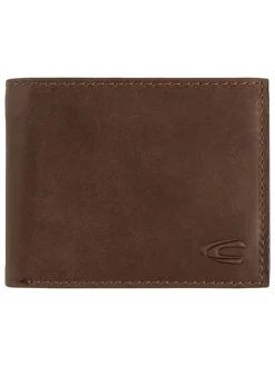 Leder-Geldbörse "Thai" in Cognac - (B)12 x (H)9,5 x (T)2 cm