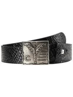 Ledergürtel Cela in Schwarz