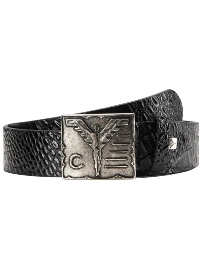 Ledergürtel Cela in Schwarz
