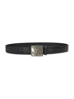 Ledergürtel Cela in Schwarz