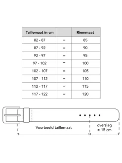 Leder-Gürtel in Braun