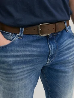 Leder-Gürtel in Braun