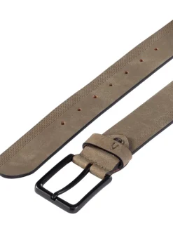 Leder-Gürtel in Braun - (L)140 cm