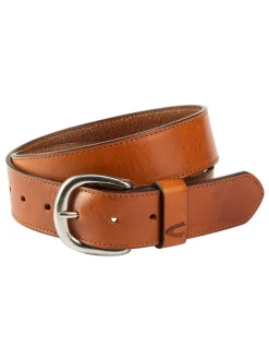Leder-Gürtel in Hellbraun