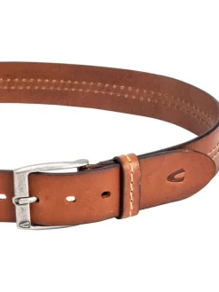 Leder-Gürtel in Hellbraun