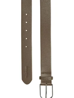 Leder-Gürtel in Khaki