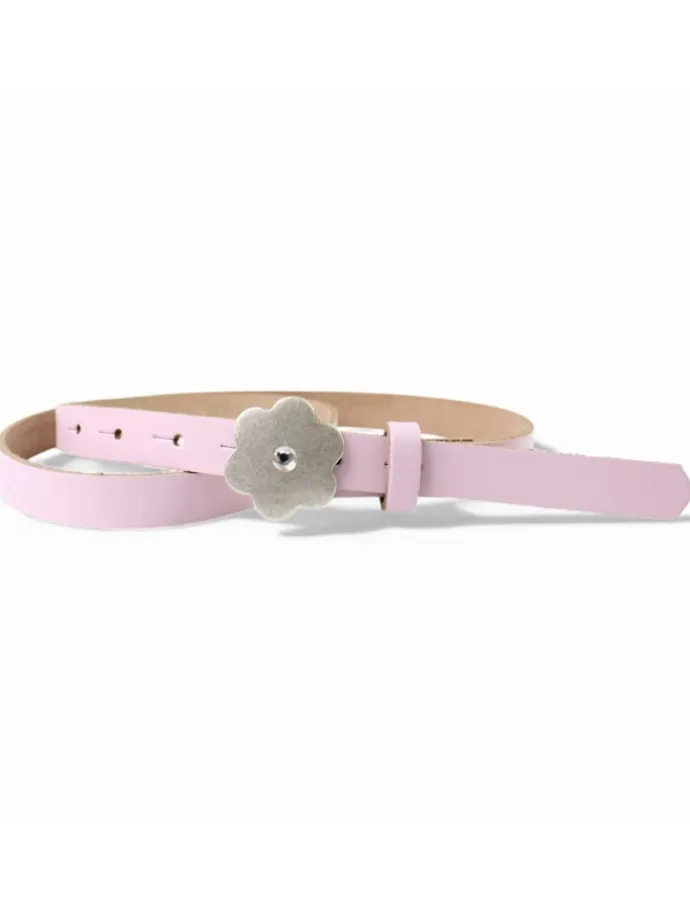 Ledergürtel in Rosé