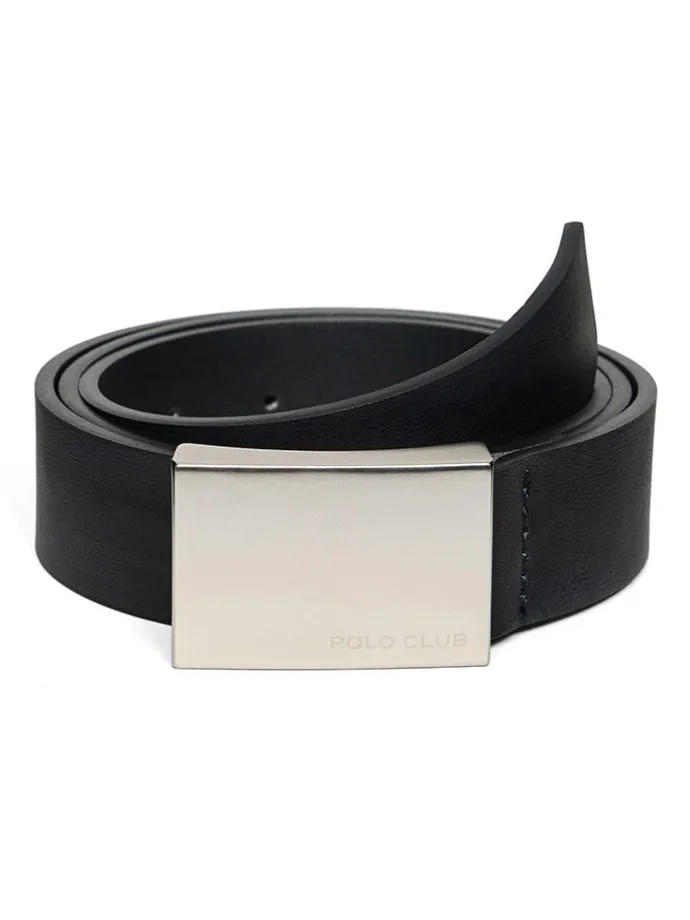 Leder-Gürtel in Schwarz