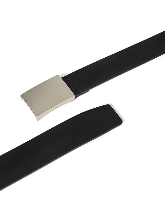 Leder-Gürtel in Schwarz