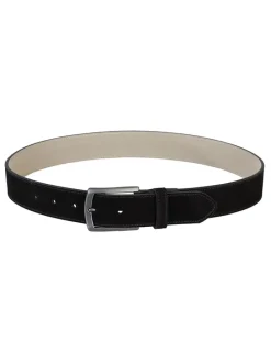 Leder-Gürtel in Schwarz