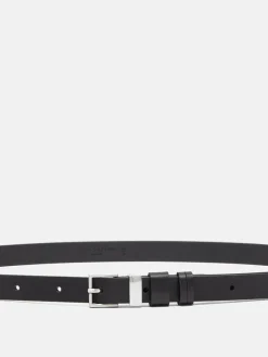 Leder-Gürtel in Schwarz