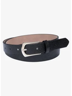 Leder-Gürtel in Schwarz