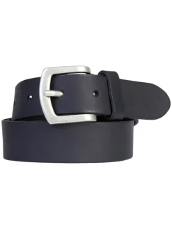 Ledergürtel in Schwarz
